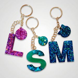 Llavero de Letra Inicial Personalizado